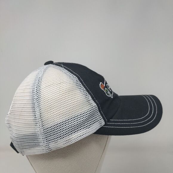 GoDaddy.com Strapback Mesh Back Trucker Hat Black One Size Stewart-Haas Racing - Picture 4 of 7